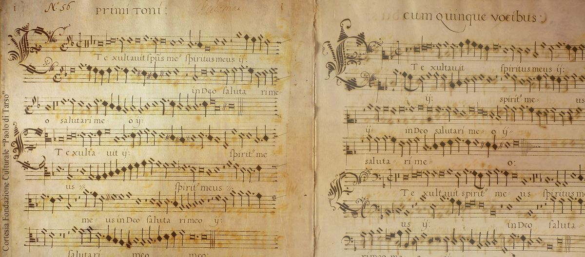 Codice Manoscritto di Giovanni Pierluigi da Palestrina - Magnificat Rari Cod. 56