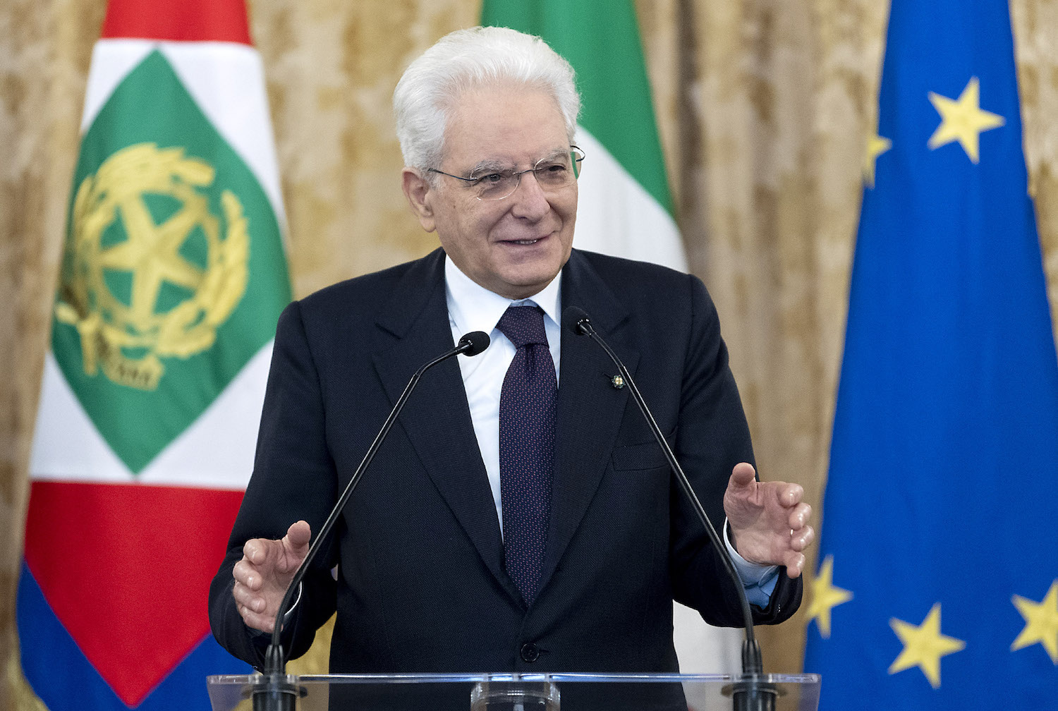 Il Presidente della Repubblica Sergio Mattarella