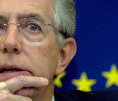 Il presidente del Consiglio Mario Monti