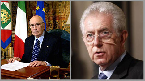 Giorgio Napolitano - Mario Monti