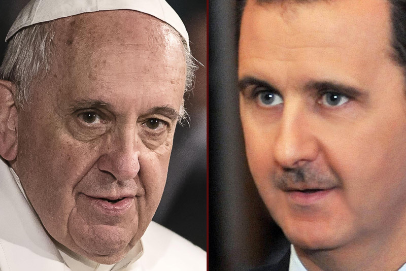 Papa Francesco - Bashar al Assad