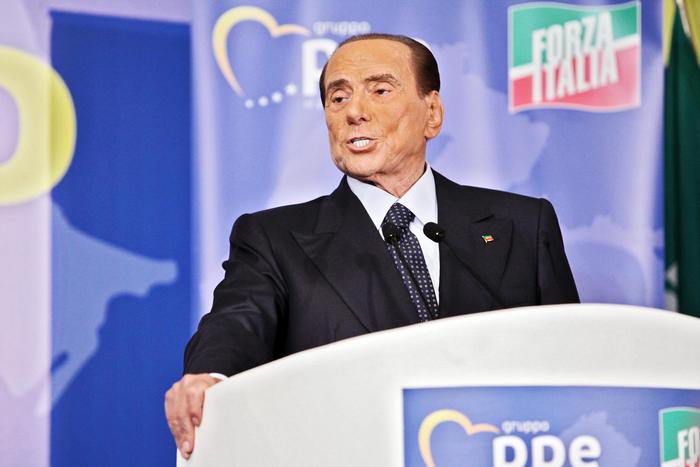 Il presidente del partito Forza Italia Silvio Berlusconi 