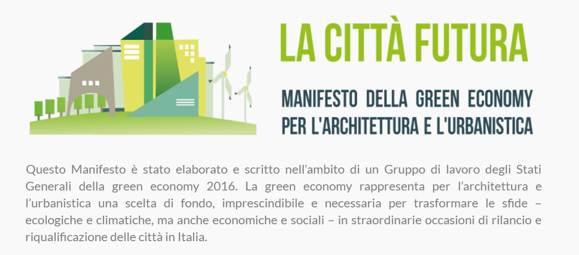Manifesto Stati Generali Green Economy Manifesto V Edizione 