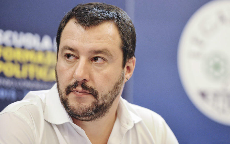 Il Ministro dell'Interno Matteo Salvini