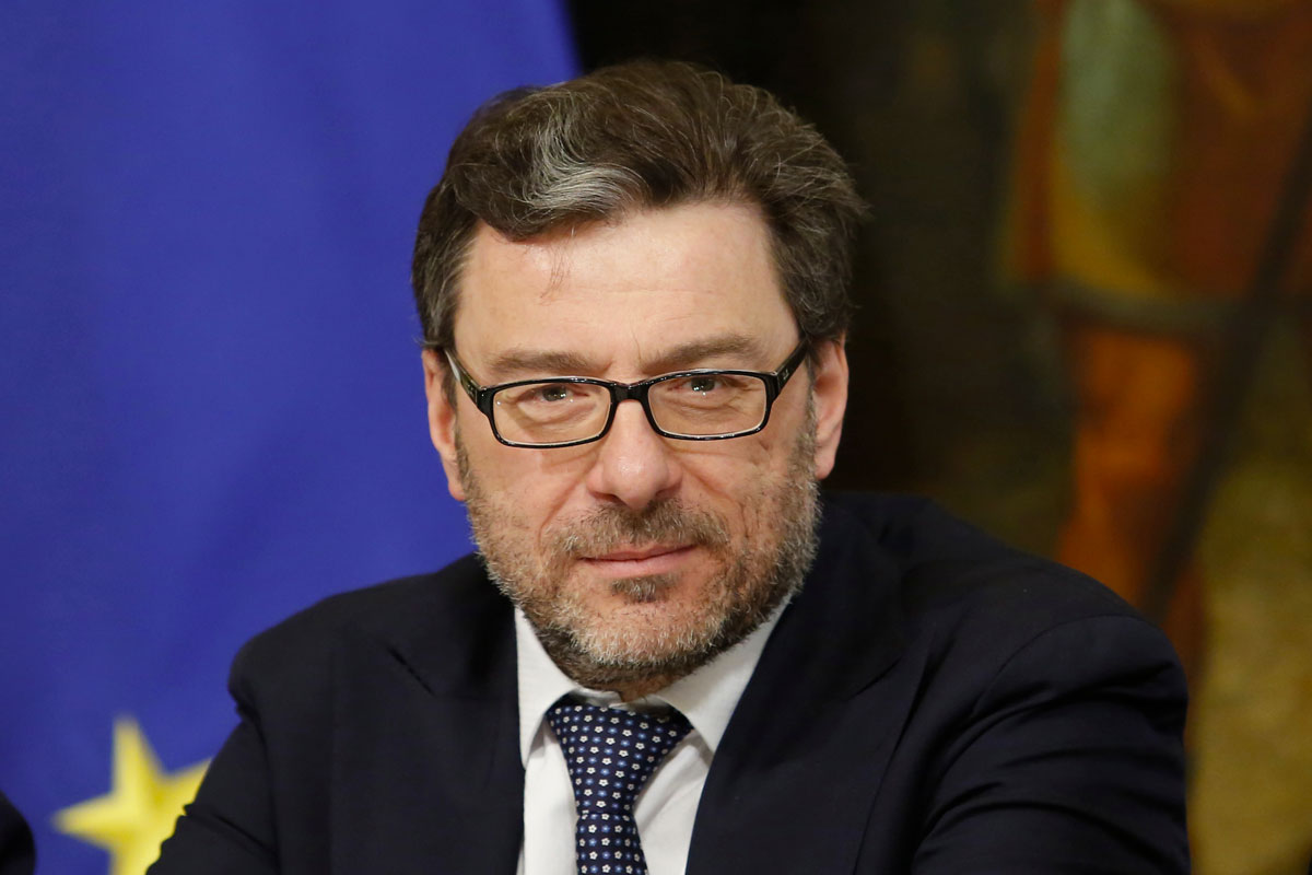 Il Ministro dello Sviluppo Economico Giancarlo Giorgetti