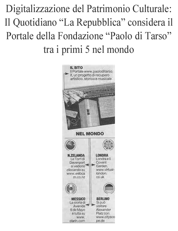 paolo di tarso fondazione beni culturali