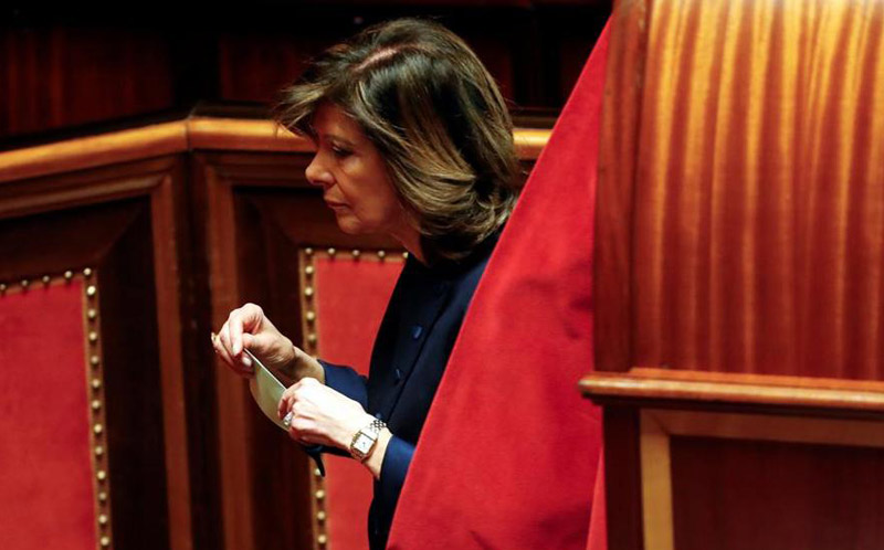 Il Presidente del Senato Maria Elisabetta Alberti Casellati